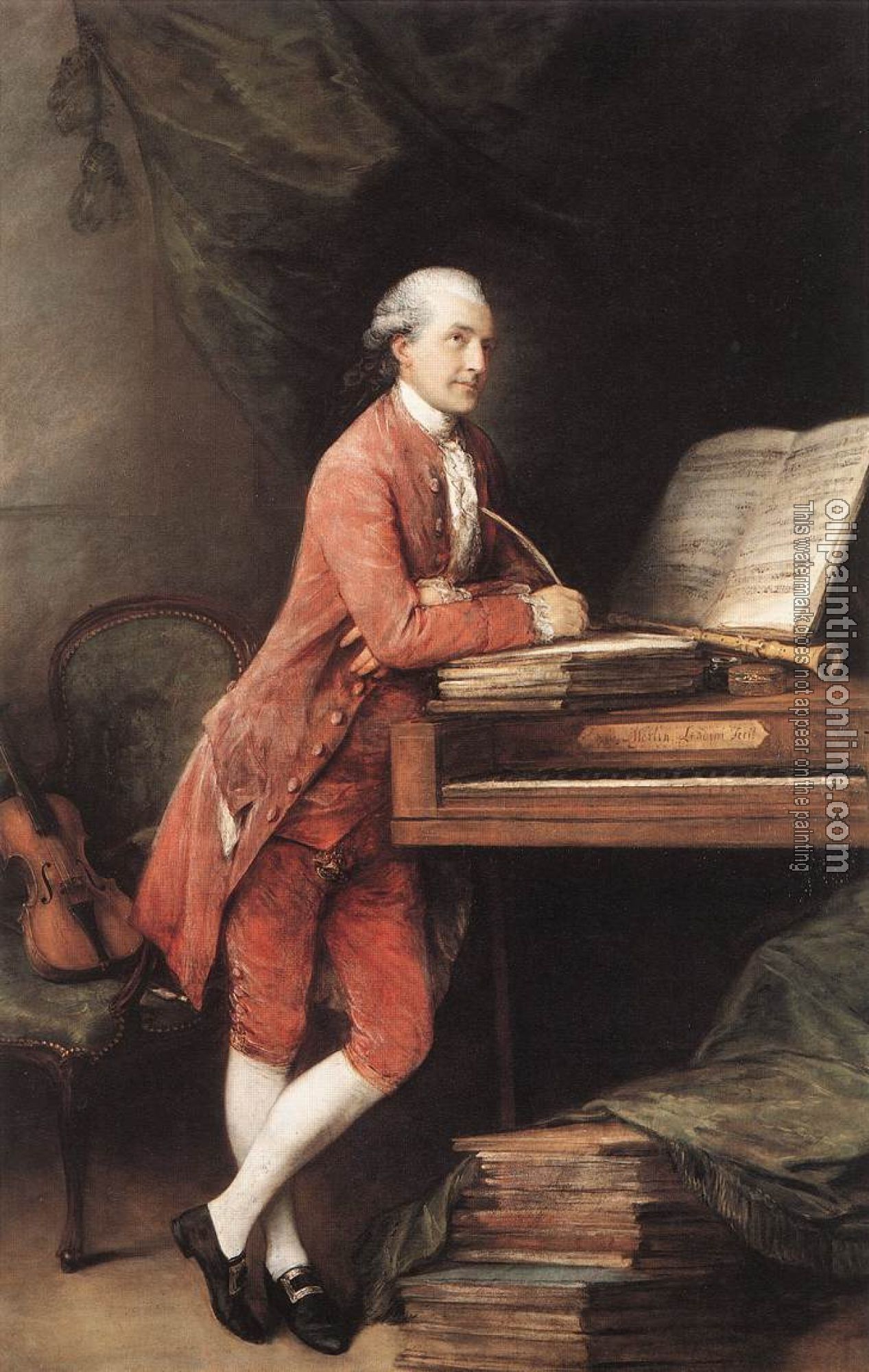 Gainsborough, Thomas - Johann Christian Fischer